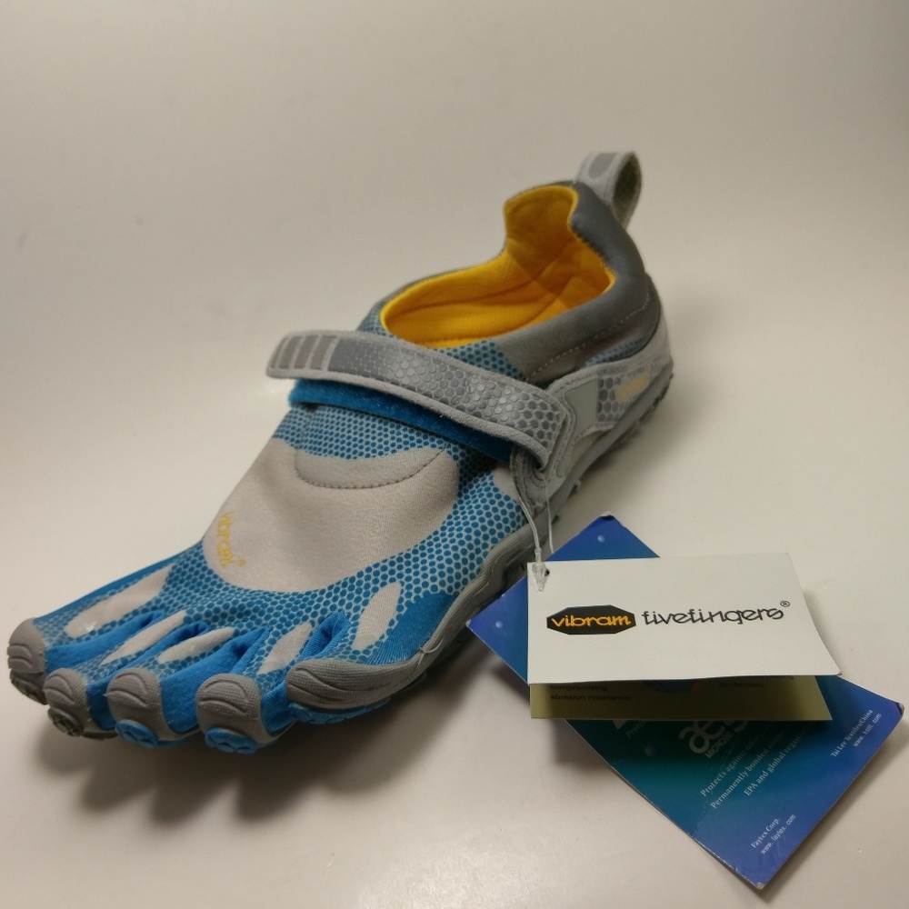 Vibram FiveFingers Bikila Blue Grey Walking Shoes